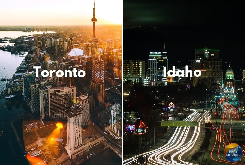 Toronto to Idaho movers