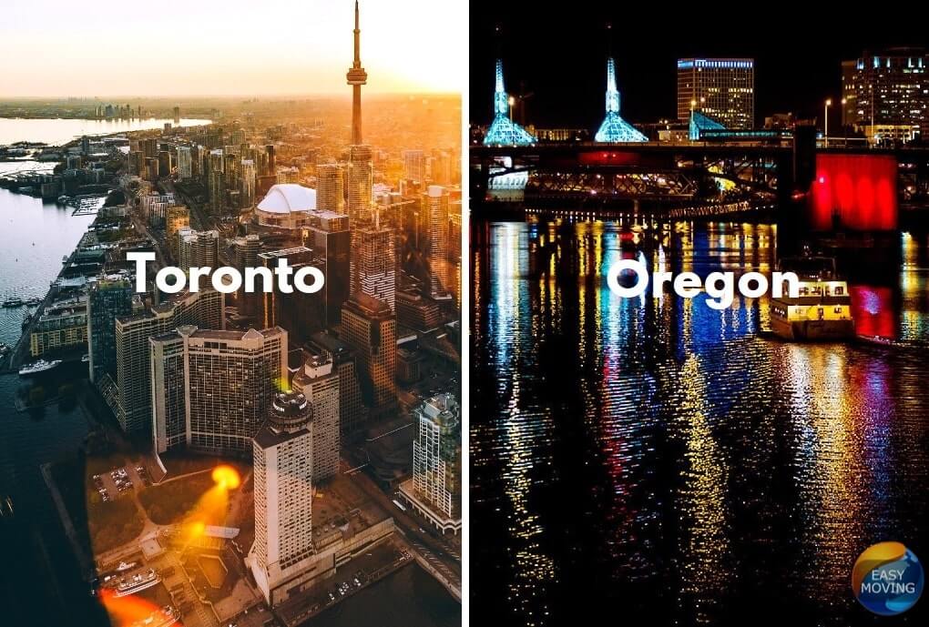 Toronto to Oregon movers